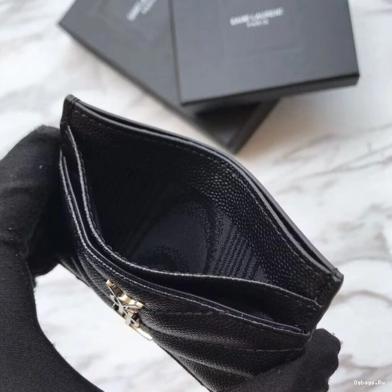 MATELASSÉ CASSANDRE CARD YSL CASE 0707